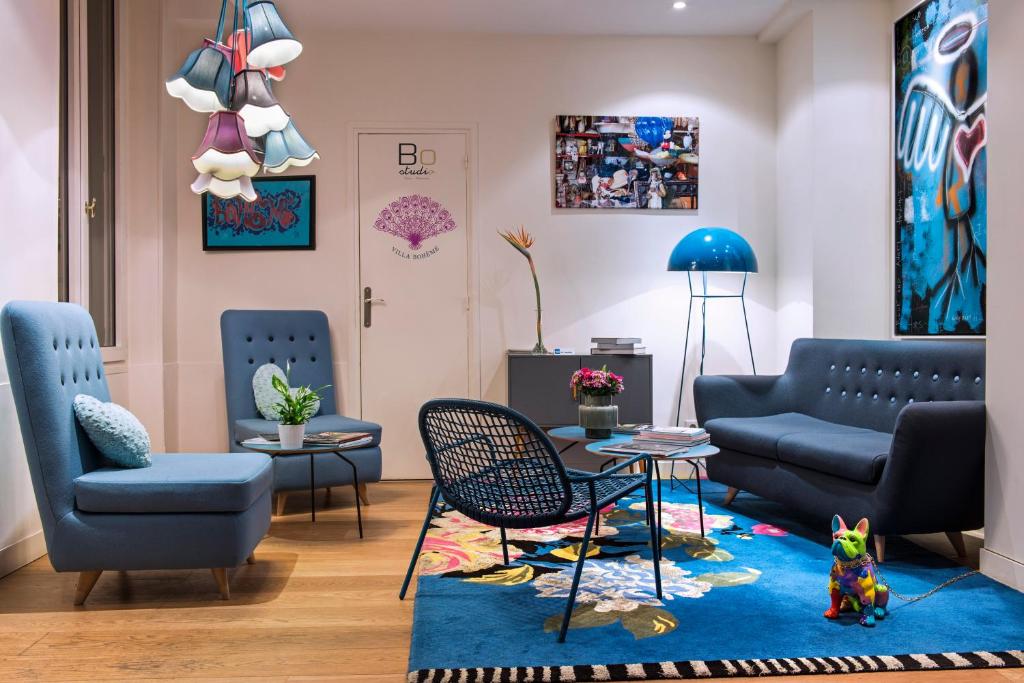 Hôtel Villa Bohème - Resim 11