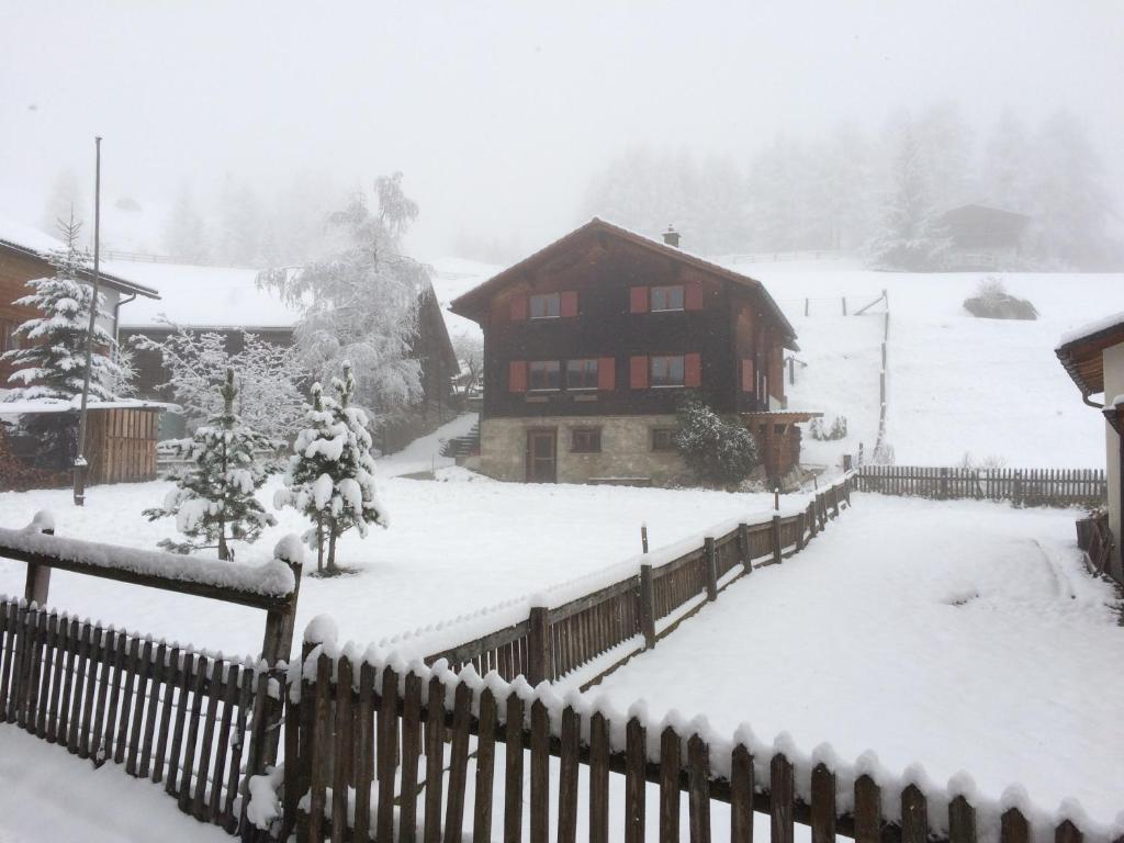 Chalet Nidus Montis v zimě