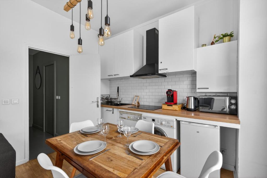 Charming 2-room loft-style apartment near Montmartre