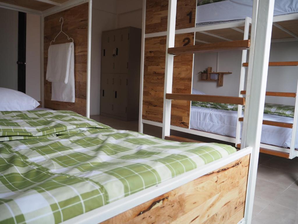 Postel nebo postele na pokoji v ubytování Green Sleep Hostel