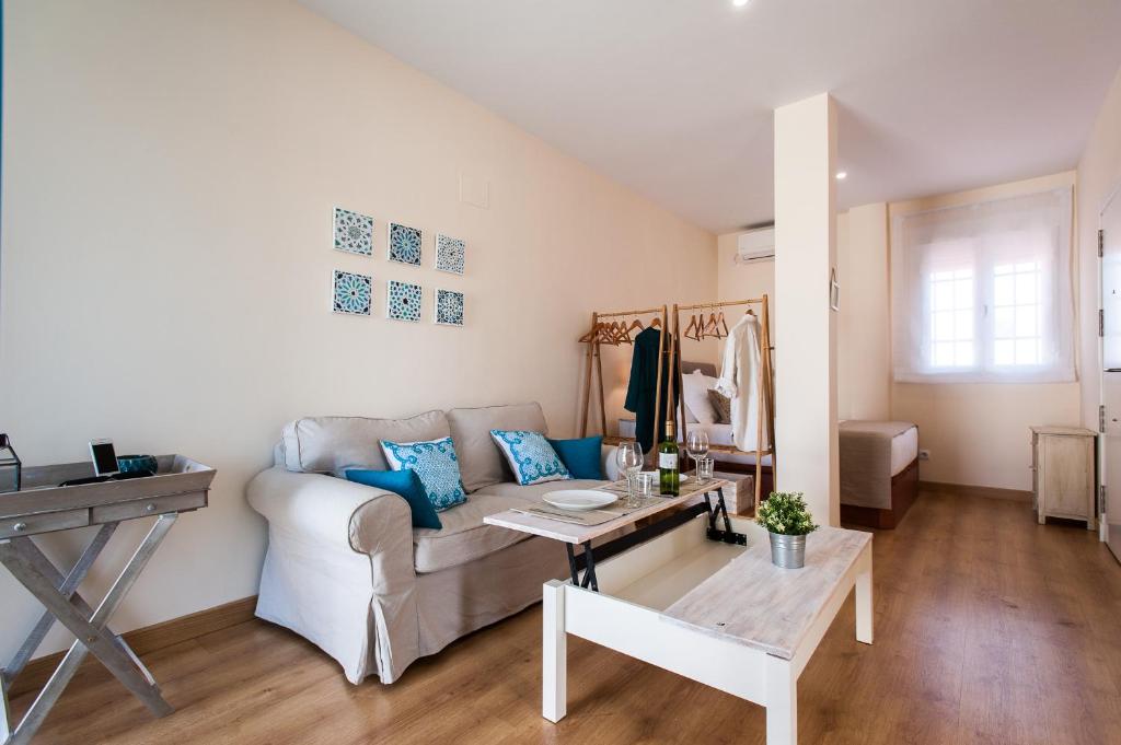 Część wypoczynkowa w obiekcie Hommyhome Pozo Santo Penthouse
