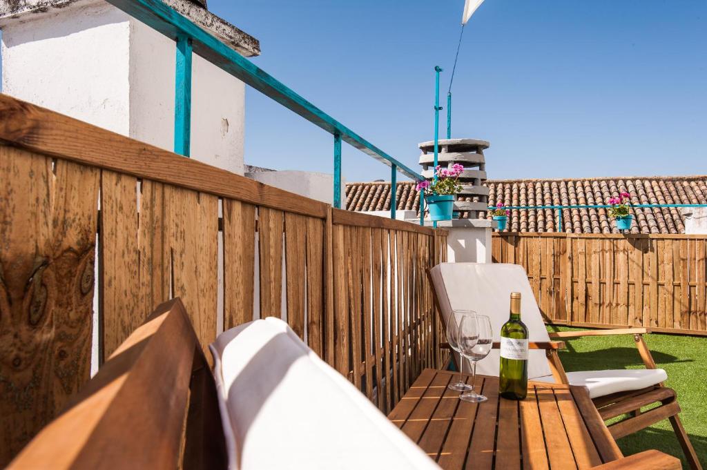 Balkon lub taras w obiekcie Hommyhome Pozo Santo Penthouse