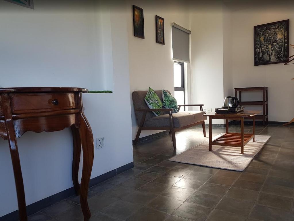 Zona d'estar a Ruda Mini Hotel