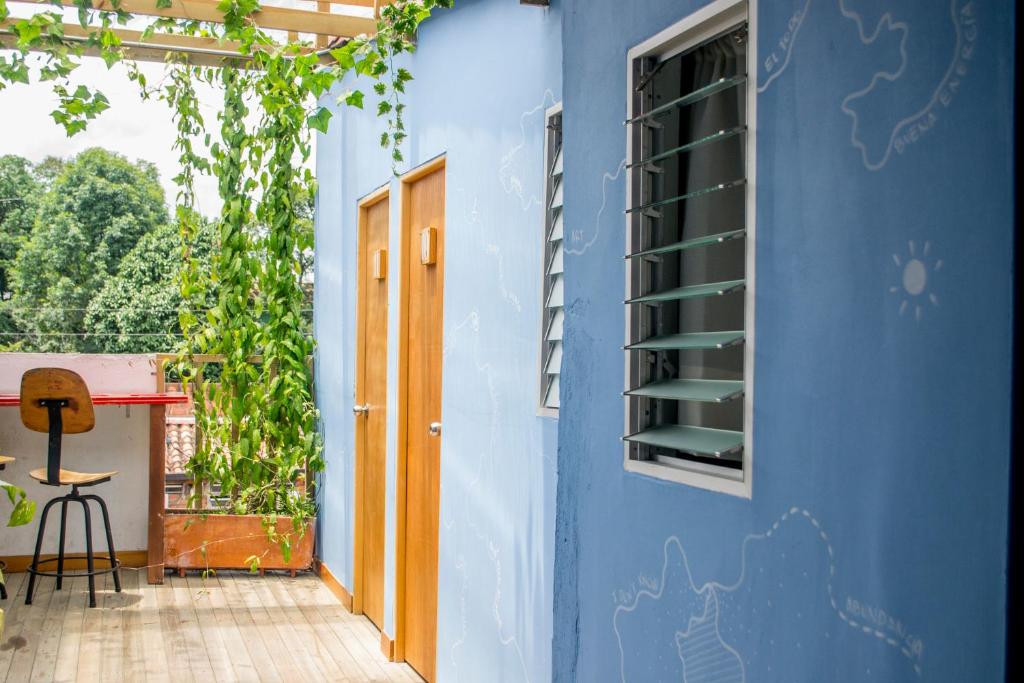 Balcone o terrazza di Hostal Casa Estación