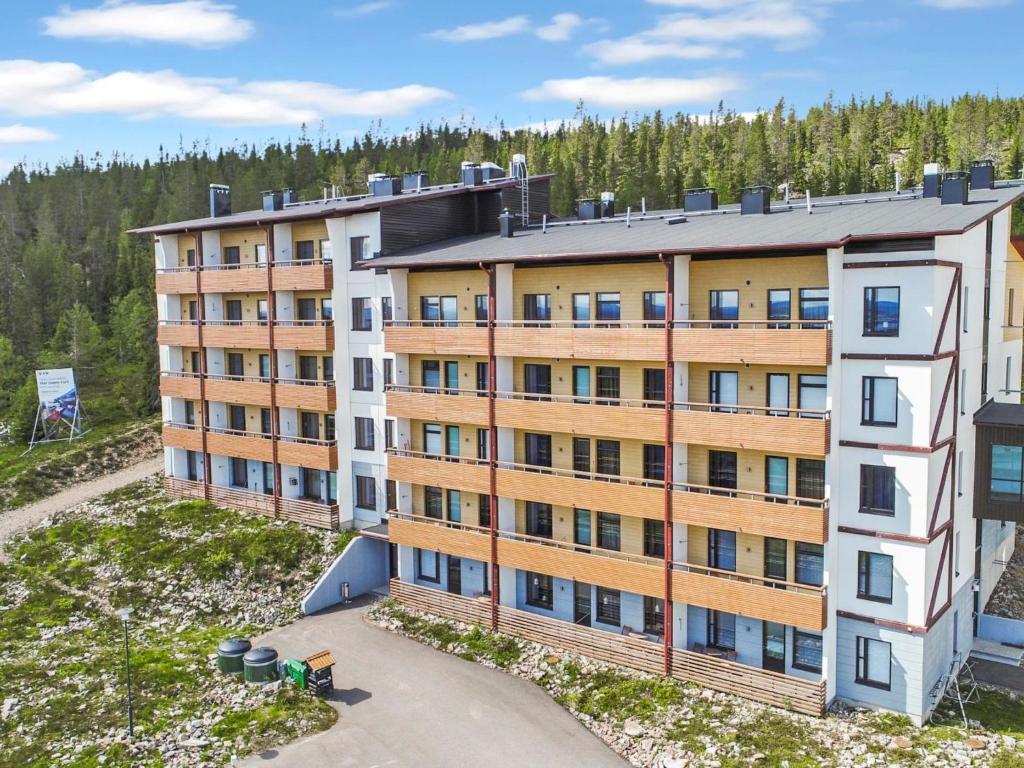an overhead view of an apartment building at Holiday Home Ylläs chalets 3210 by Interhome in Ylläs