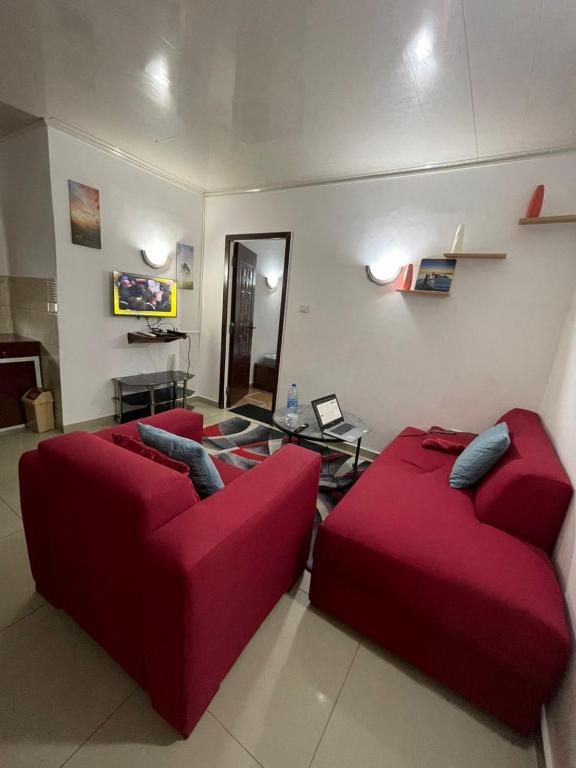 Zona d'estar a Appartement meublé