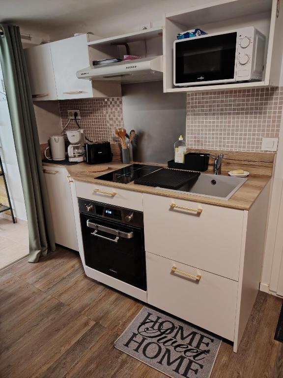 Dapur atau dapur kecil di bords de loire