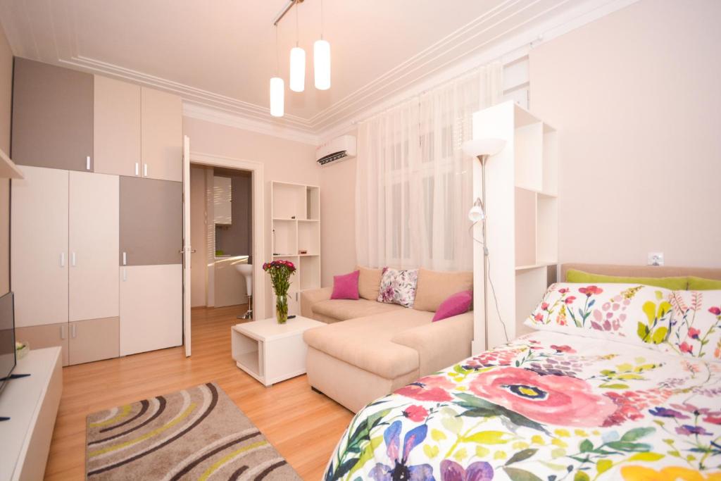 Krevet ili kreveti u jedinici u okviru objekta Apartment Mina