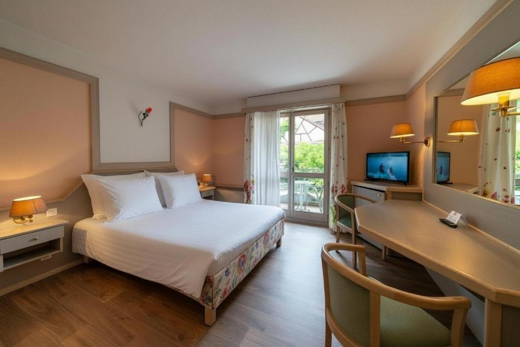 Hôtel A la Vignette - COLMAR-NORD - Habitación Doble Deluxe Con Balcón