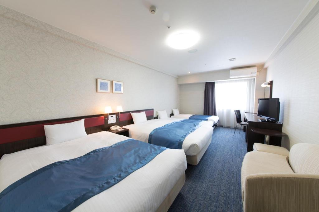 Hotel Hokke Club Shonan Fujisawa - Quarto Quádruplo Deluxe (com Camas Extra) - Fumar