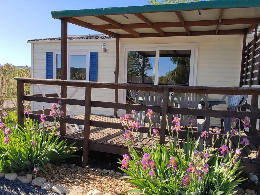 Mobil home 4 personnes avec terrasse à Anduze - API-1-52-471