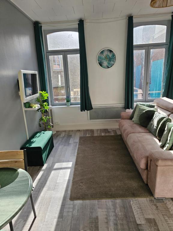 studio de Charme hyper centre tesisinde bir oturma alanı
