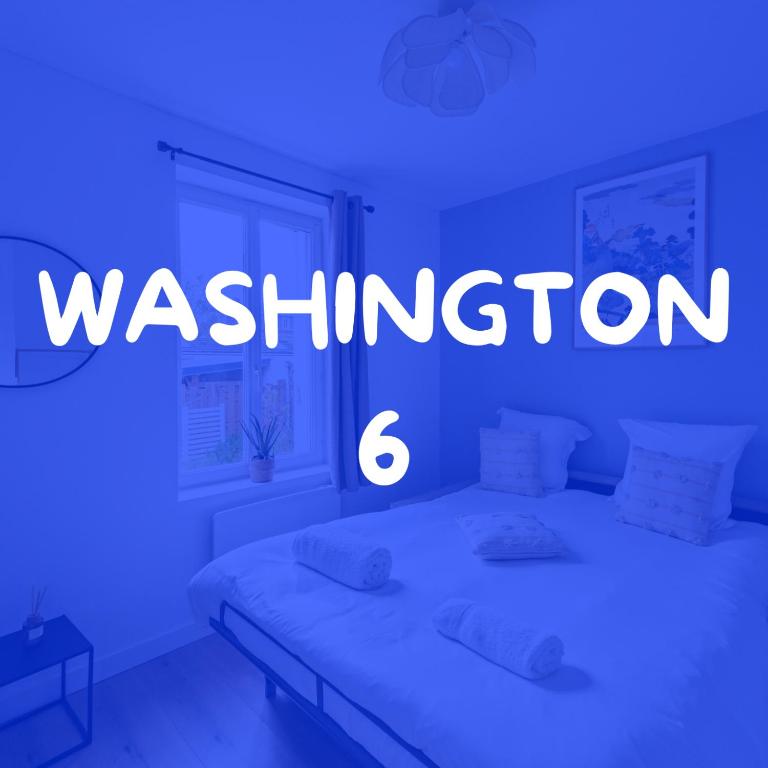 En eller flere senge i et værelse på Washington 6