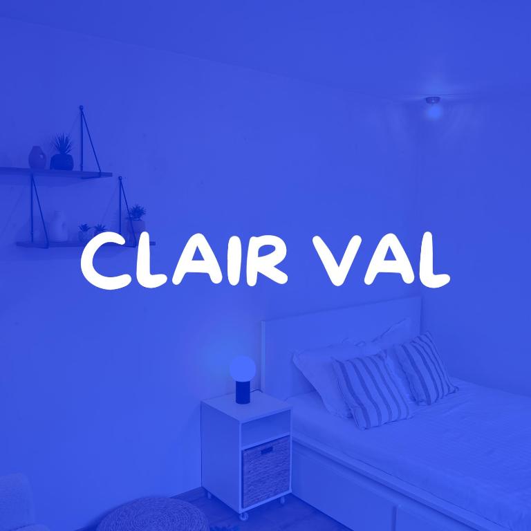 Lova arba lovos apgyvendinimo įstaigoje Studio - Clair Val