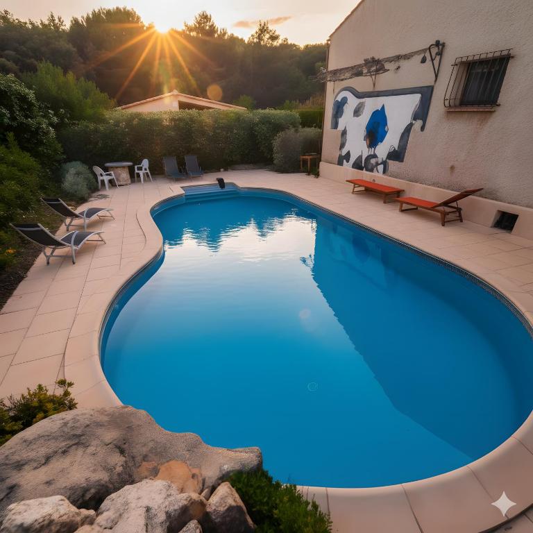 appartement 60 m2 climatisé 2 adultes max et 2 enfants piscine partagée