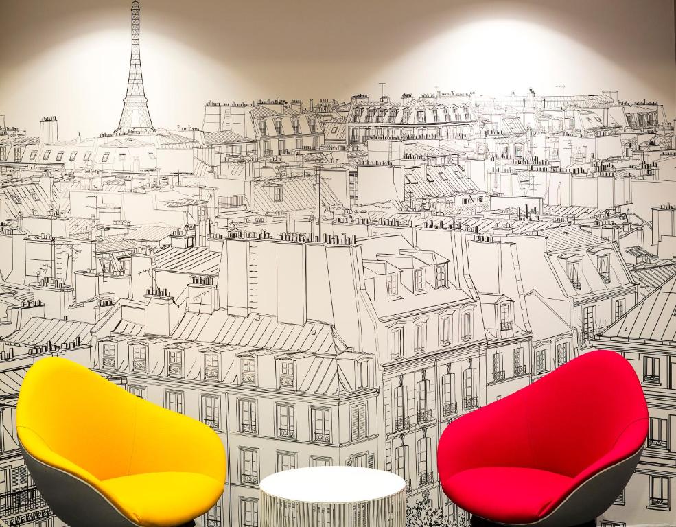 Hôtel Paris Vaugirard - Resim 39