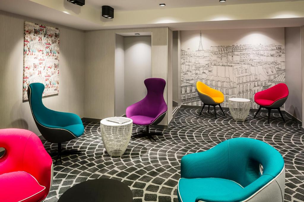 Hôtel Paris Vaugirard - Resim 15