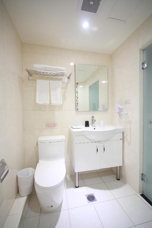 Koupelna v ubytování E-House Xining Branch