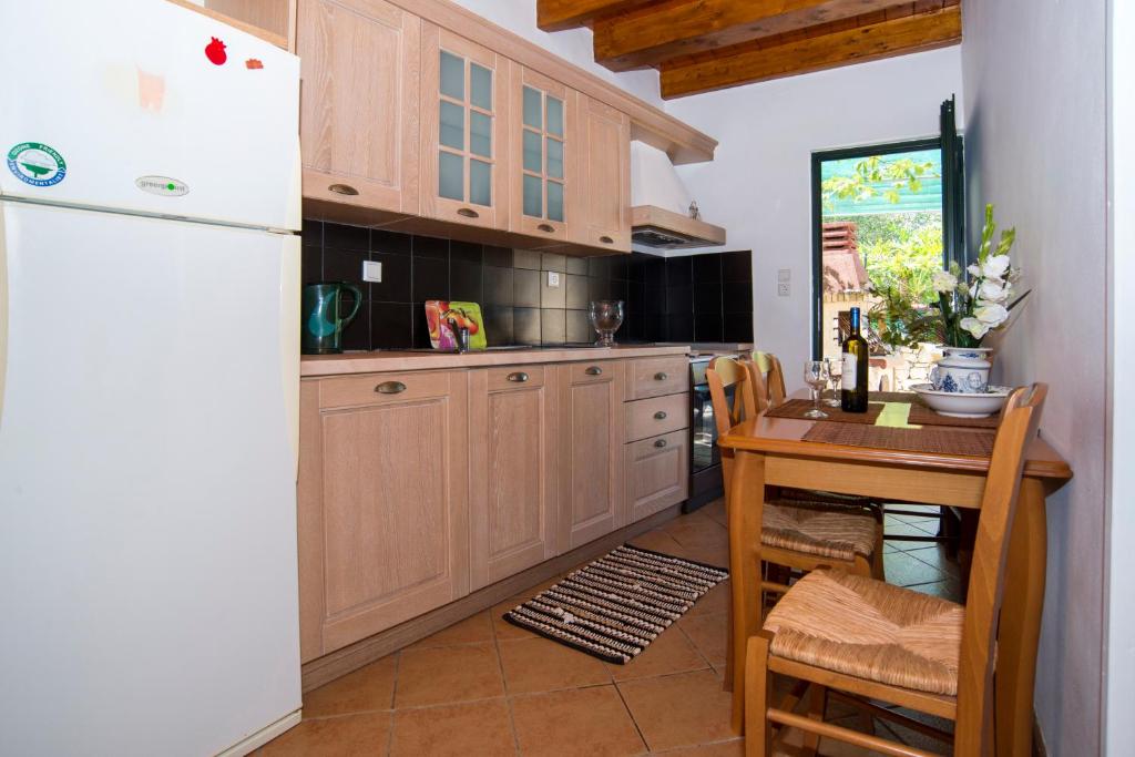 Kuchyň nebo kuchyňský kout v ubytování Nandia Studio & Apartment