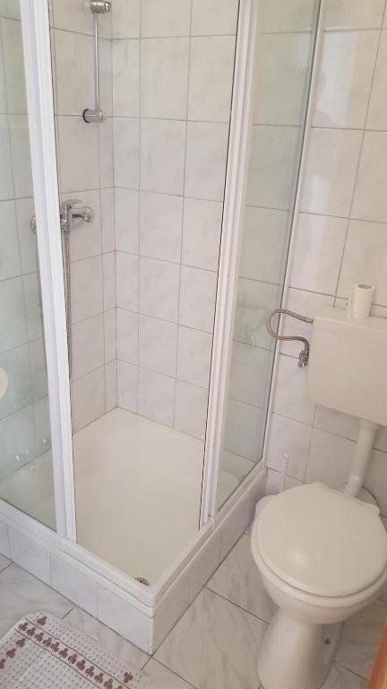 Koupelna v ubytování Guesthouse Bosankic