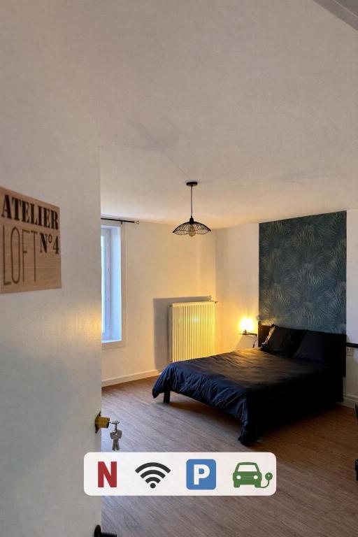 Voodi või voodid majutusasutuse L'Atelier loft toas