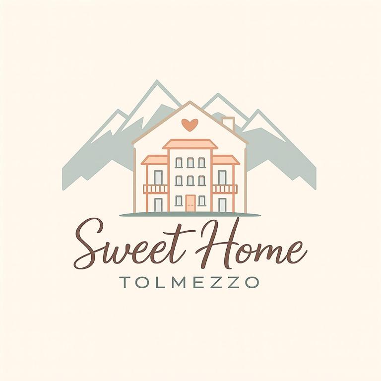 a logo of sweet home to be used for a store at Sweet Home in Tolmezzo