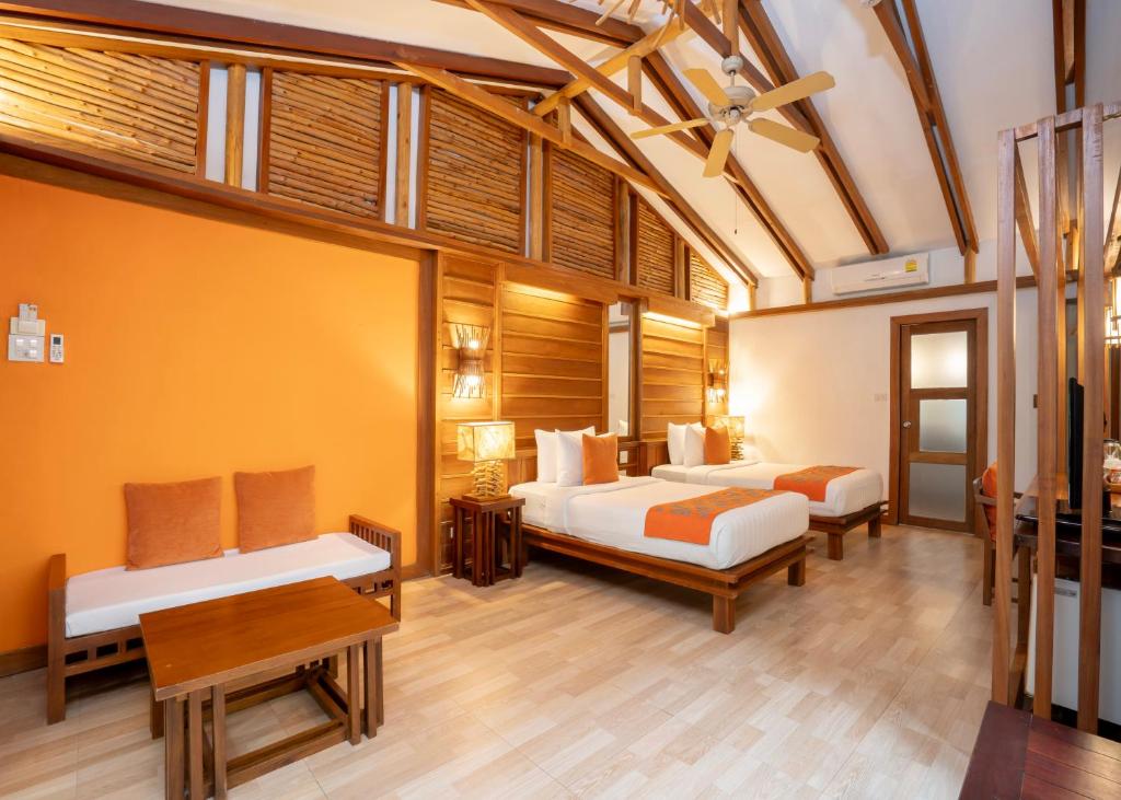 Home Phutoey River Kwai Hotspring & Nature Resort - Chambre Double Ou Lits Jumeaux De Luxe