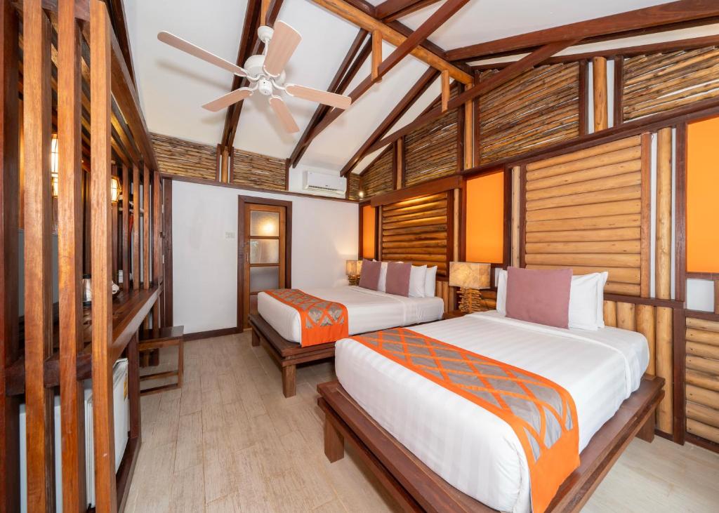 Home Phutoey River Kwai Hotspring & Nature Resort - Two-Bedroom River View Deluxe Family