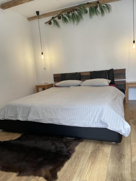Postel nebo postele na pokoji v ubytování Dunavska Room