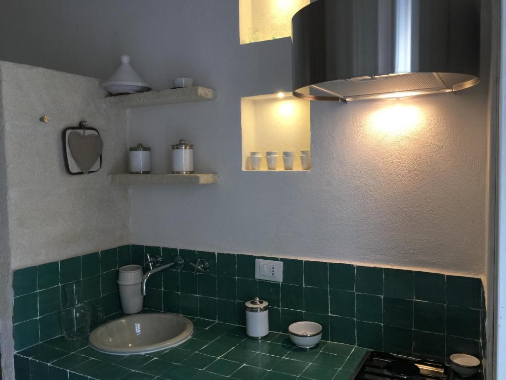 Koupelna v ubytování Casa Sultana