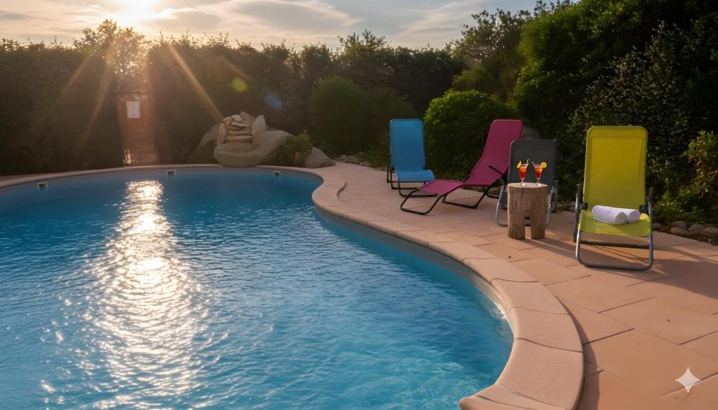 studio 1 pièce 16 m2 climatisé 2 personnes piscine partagée