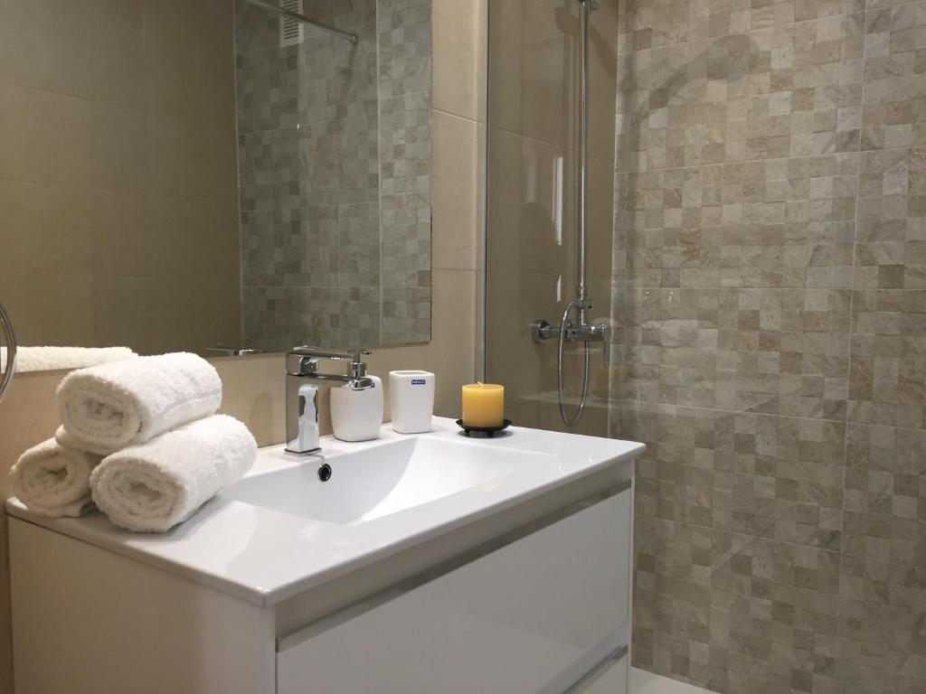 Koupelna v ubytování Apartamento San Pedro
