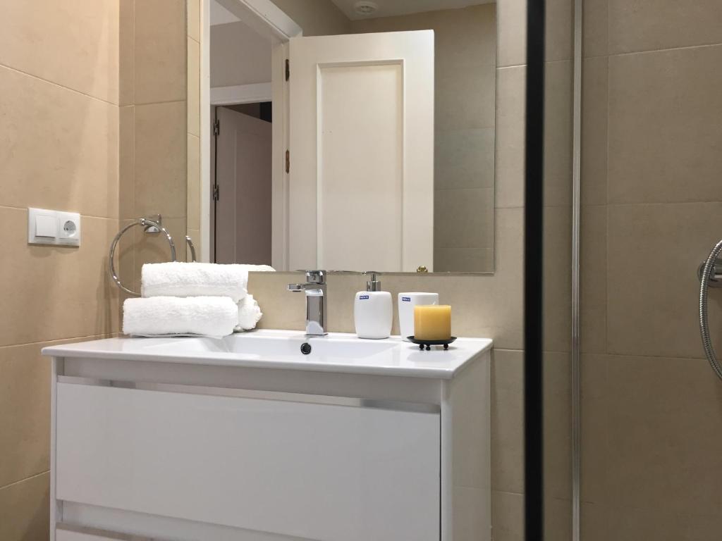Koupelna v ubytování Apartamento San Pedro