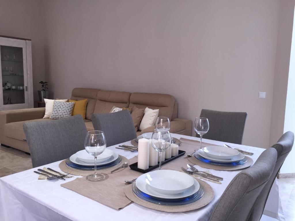 Posezení v ubytování Apartamento San Pedro
