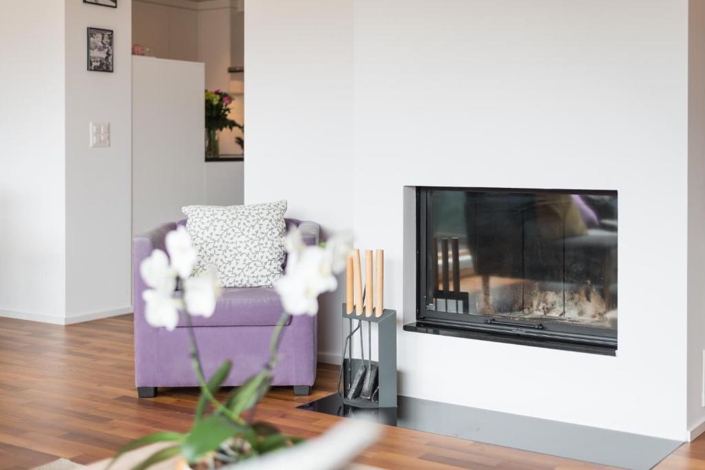 Posezení v ubytování Casa Fluras