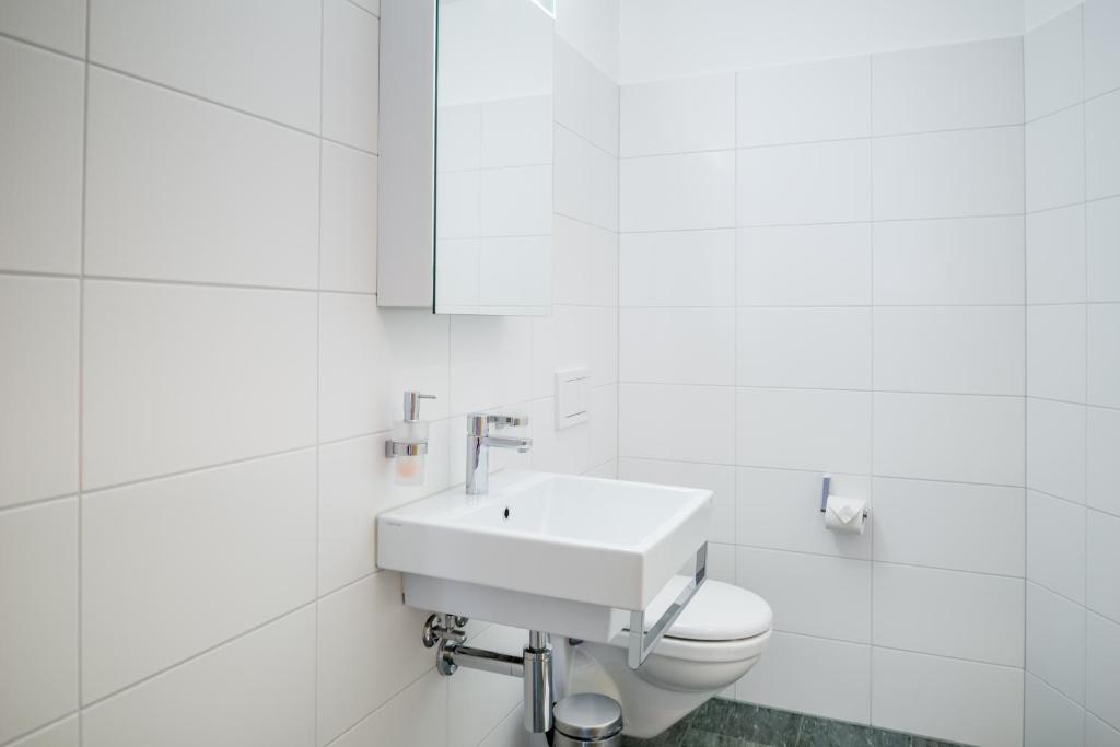Koupelna v ubytování Casa Fluras