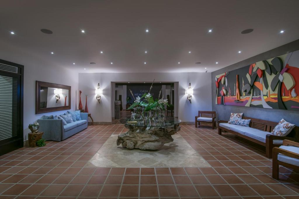 Posezení v ubytování Hotel Casa Hemingway
