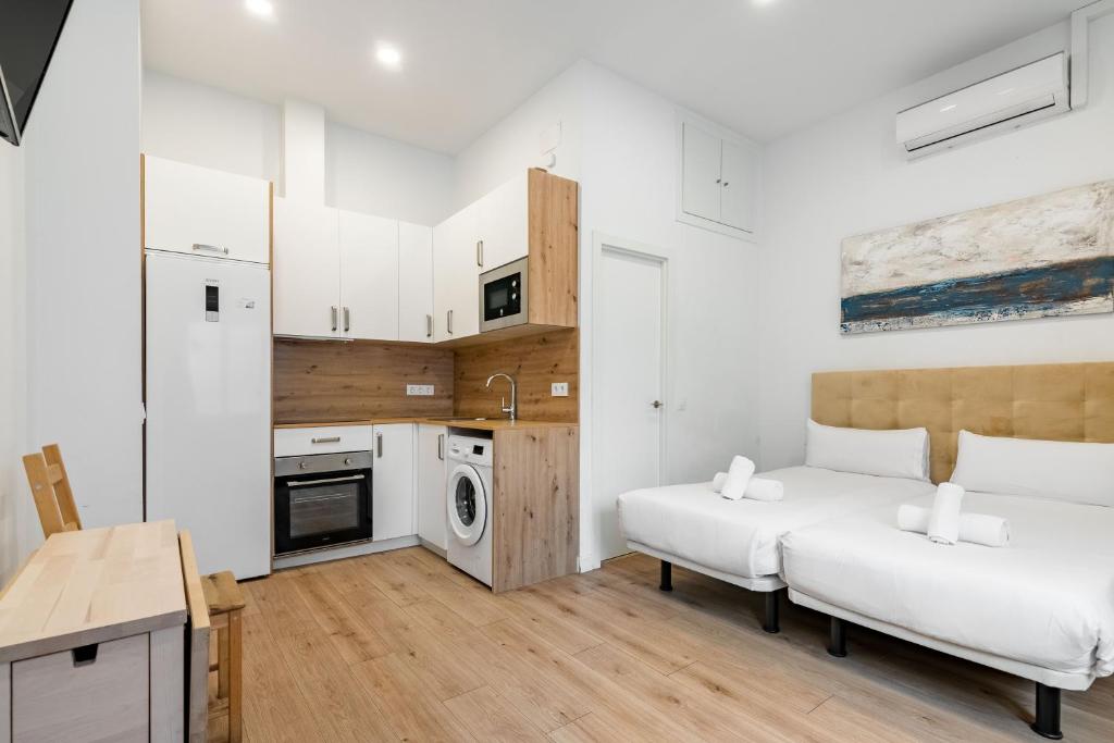 Charming Madrid Ciudad Lineal - Coqueto estudio para 3 con AC