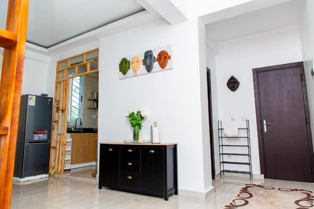 Kuchyň nebo kuchyňský kout v ubytování Fola Home