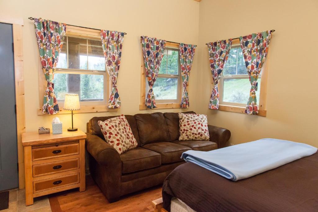 Istumisnurk majutusasutuses Homestake Lodge