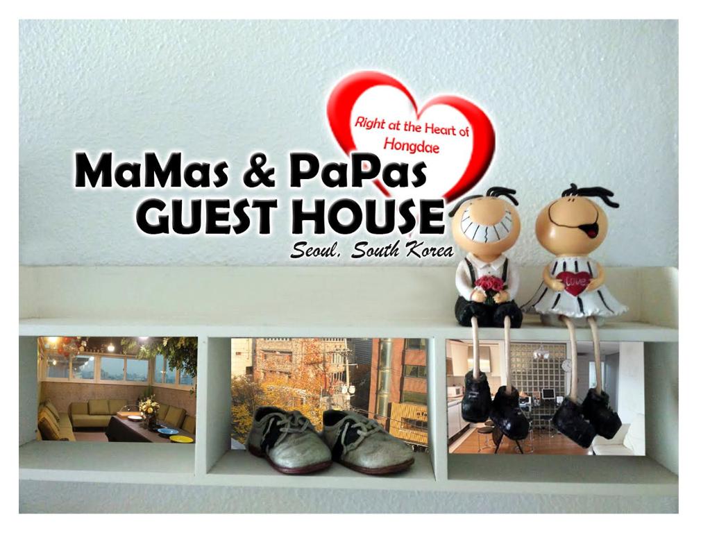 Pročelje oz. vhod v nastanitev Mamas and Papas Guesthouse and Apartments in Seoul