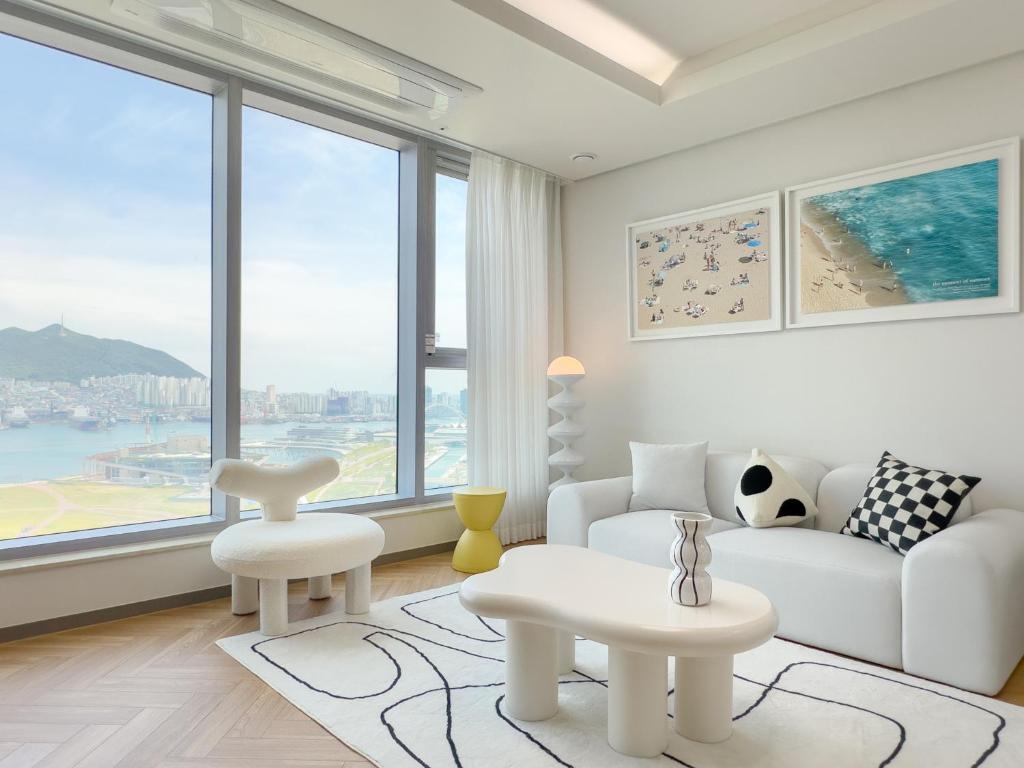 Brown Suites Busan Station - Deluxe Doppelzimmer Mit Meerblick D