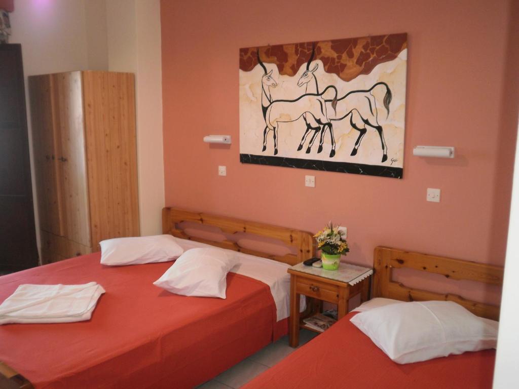 A bed or beds in a room at Villa Stella