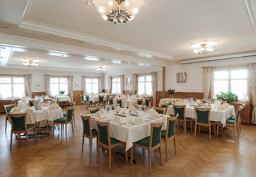 Restaurace v ubytování Gasthof Eisenbahn