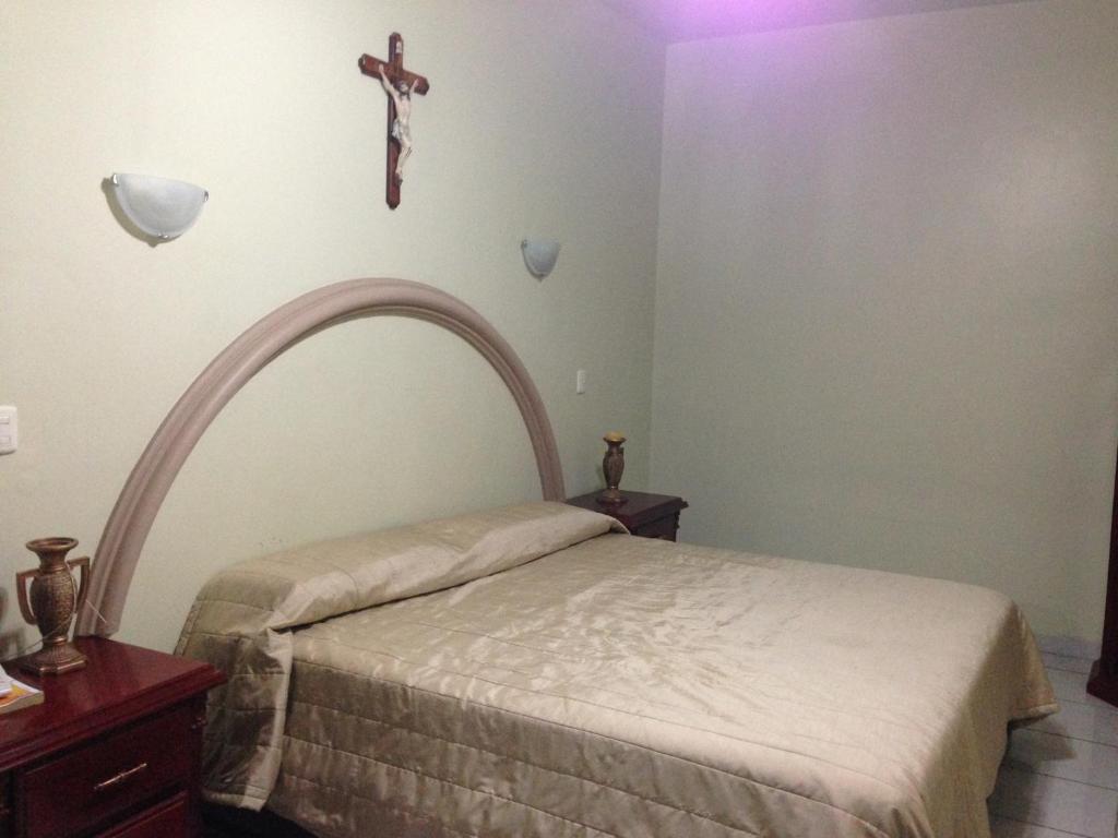 Postel nebo postele na pokoji v ubytování Hotel Plaza Sahuayo