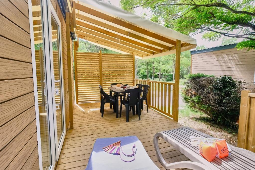 Camping le Relais du Léman - Premium Mobilheim (6 Personen)
