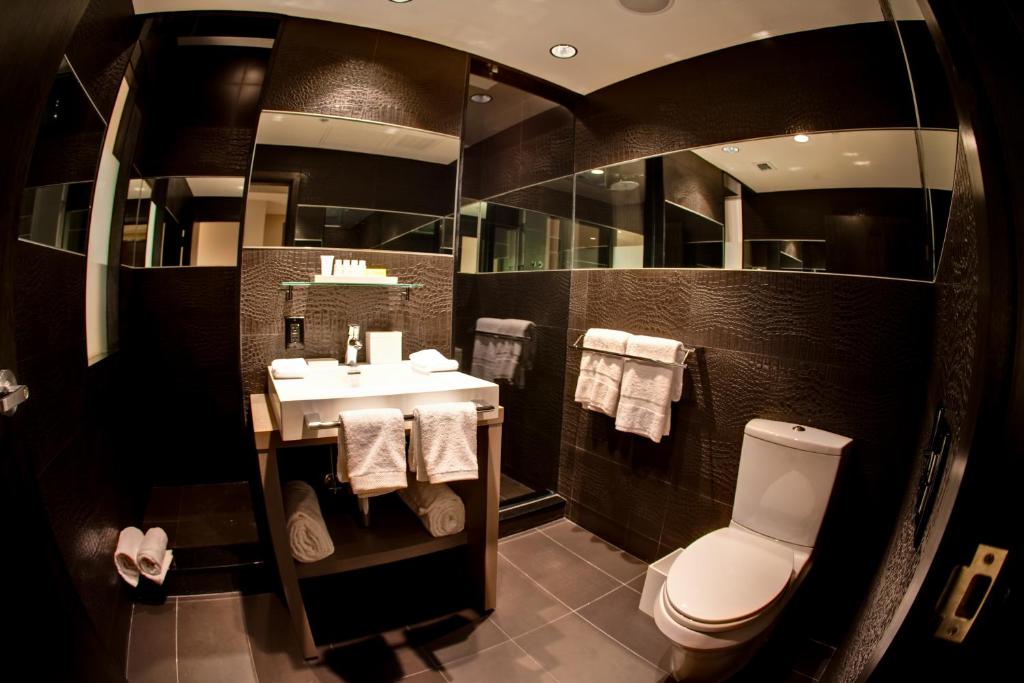 Koupelna v ubytování Prime Hotel Miami