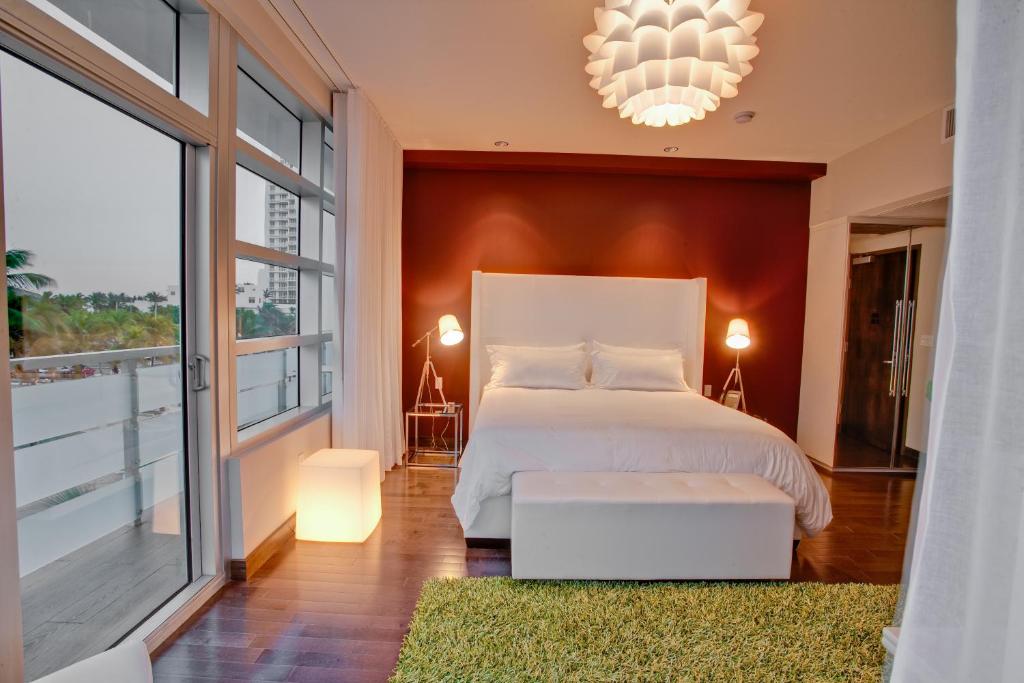 Postel nebo postele na pokoji v ubytování Prime Hotel Miami
