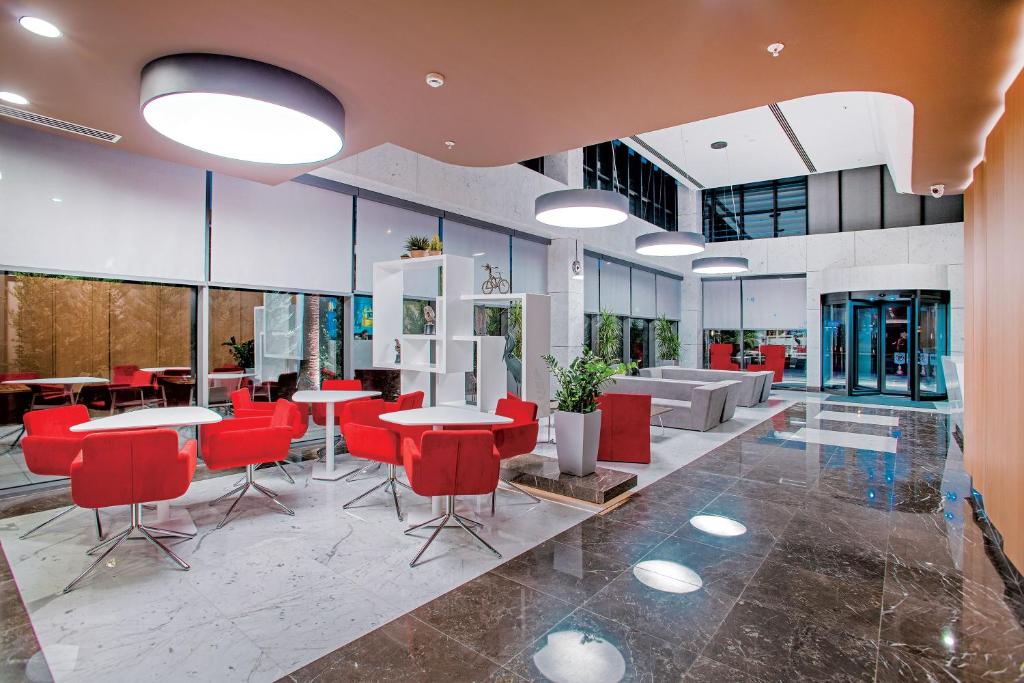 Posezení v ubytování Mia City Hotel