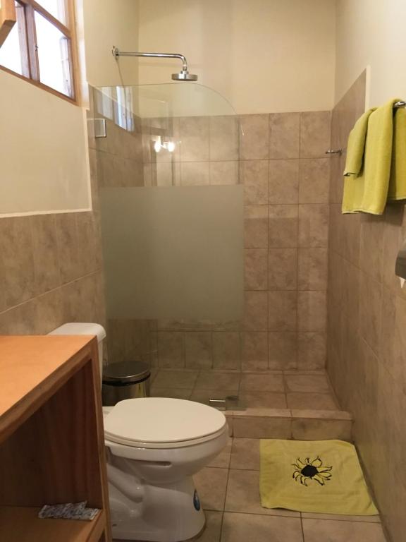 Koupelna v ubytování Inti Sisa Art Guesthouse
